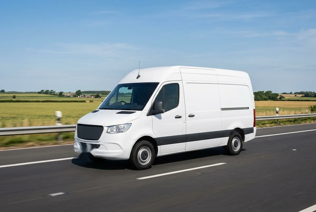 Generated illustration, not a photograph: a representative 4×2 rigid lorry