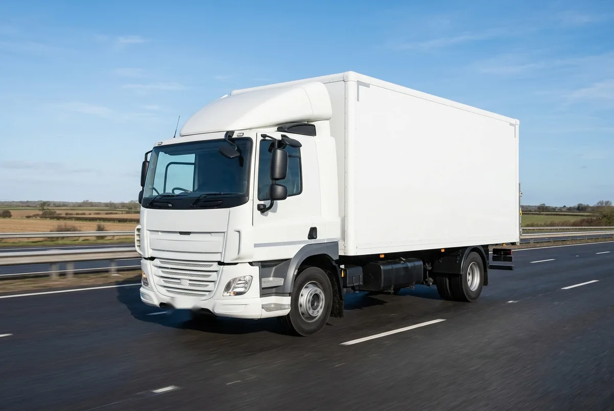 Generated illustration, not a photograph: DAF CF 230 FA, a 4×2 rigid lorry