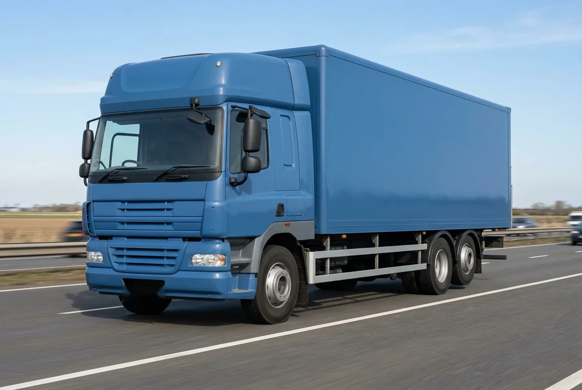 Generated illustration, not a photograph: DAF CF 280 FAN, a 6×2 rigid lorry