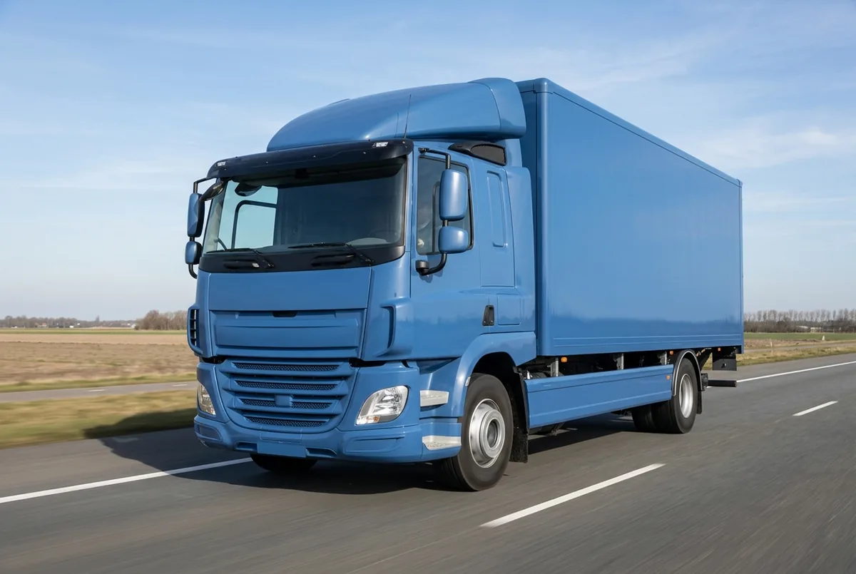 Generated illustration, not a photograph: DAF CF 290 FA, 6.7 L (2017–2022), a 4×2 rigid lorry