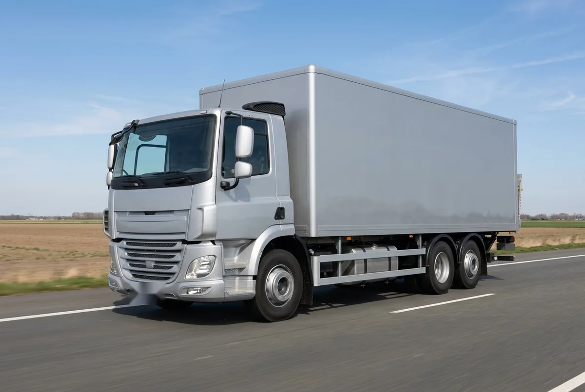 Generated illustration, not a photograph: DAF CF 300 FAR, a 6×2 rigid lorry