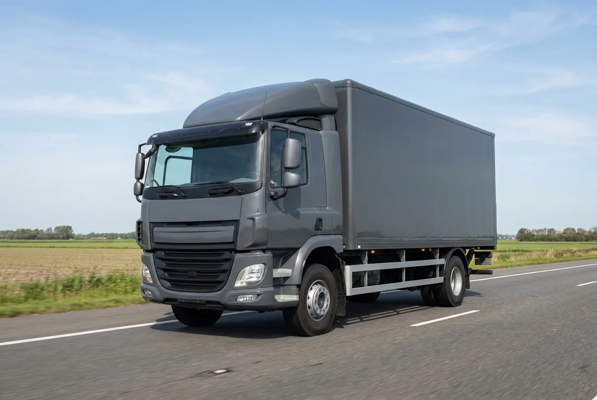 Generated illustration, not a photograph: DAF CF 310 FA, 4x4 (2017), a 4×4 rigid lorry