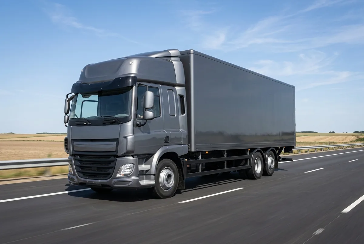Generated illustration, not a photograph: DAF CF 320 FAN, a 6×2 rigid lorry