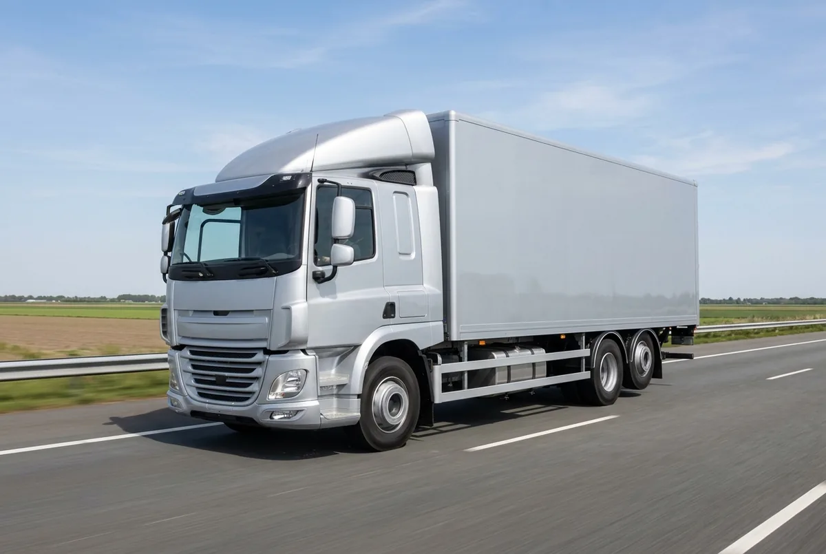 Generated illustration, not a photograph: DAF CF 320 FAR, a 6×2 rigid lorry