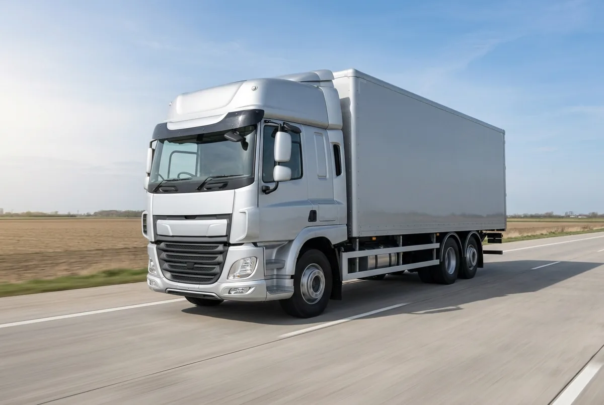 Generated illustration, not a photograph: DAF CF 330 FAN, a 6×2 rigid lorry