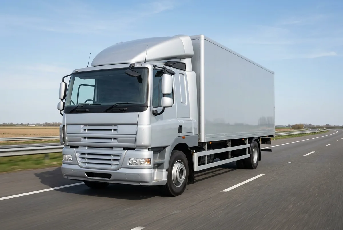 Generated illustration, not a photograph: DAF CF 340 FA, a 4×2 rigid lorry