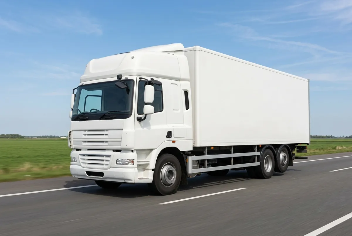 Generated illustration, not a photograph: DAF CF 340 FAR, a 6×2 rigid lorry