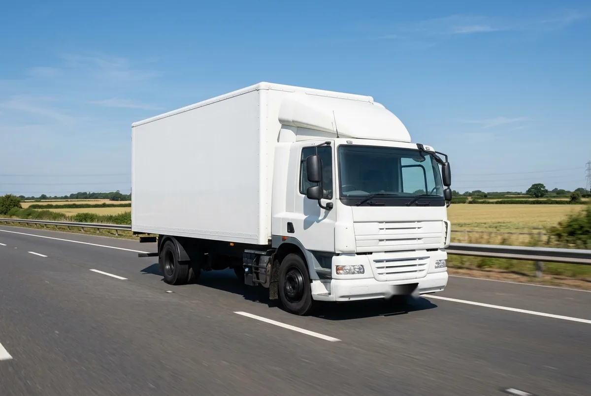 Generated illustration, not a photograph: DAF CF 370 FA, a 4×2 rigid lorry