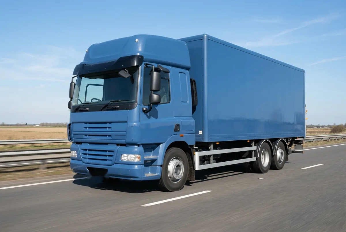 Generated illustration, not a photograph: DAF CF 370 FAN, a 6×2 rigid lorry