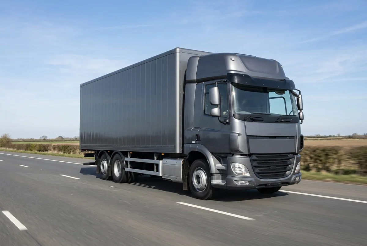 Generated illustration, not a photograph: DAF CF 370 FAR, a 6×2 rigid lorry