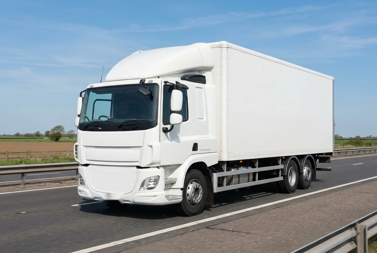 Generated illustration, not a photograph: DAF CF 400 FAN, a 6×2 rigid lorry