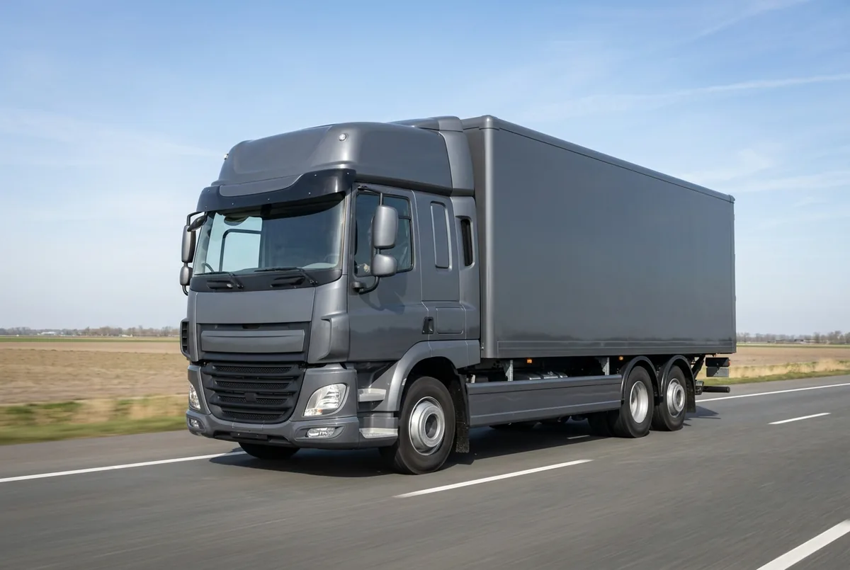 Generated illustration, not a photograph: DAF CF 410 FAN, 10.8 L (2018–2023), a 6×2 rigid lorry