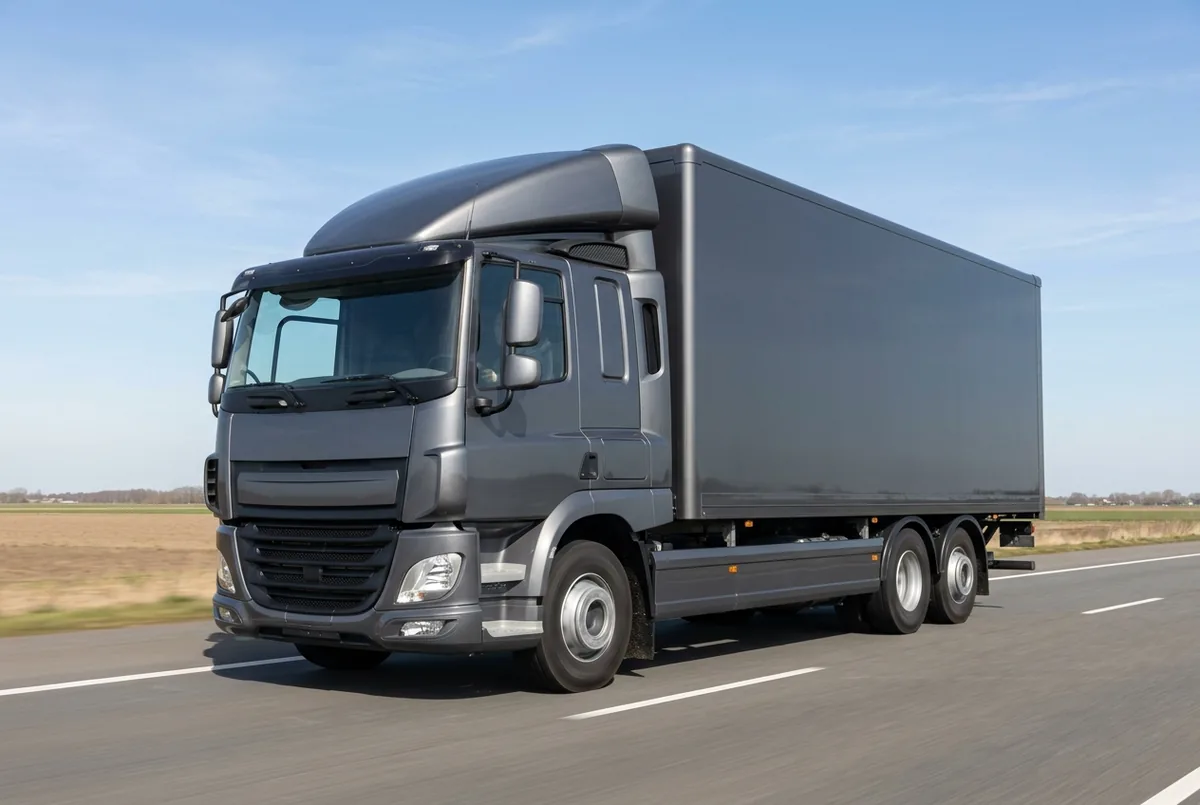 Generated illustration, not a photograph: DAF CF 410 FAP, a 6×2 rigid lorry
