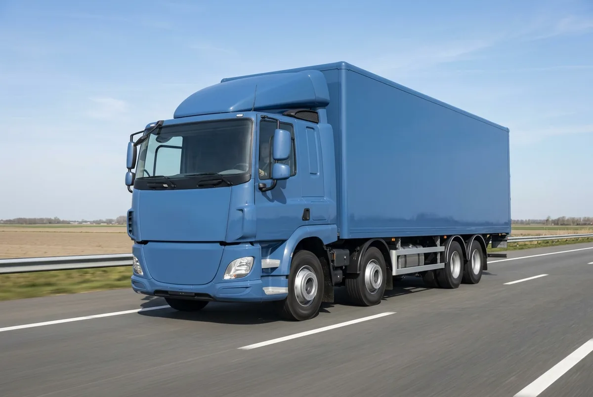 Generated illustration, not a photograph: DAF CF 410 FAQ, a 8×2 rigid lorry