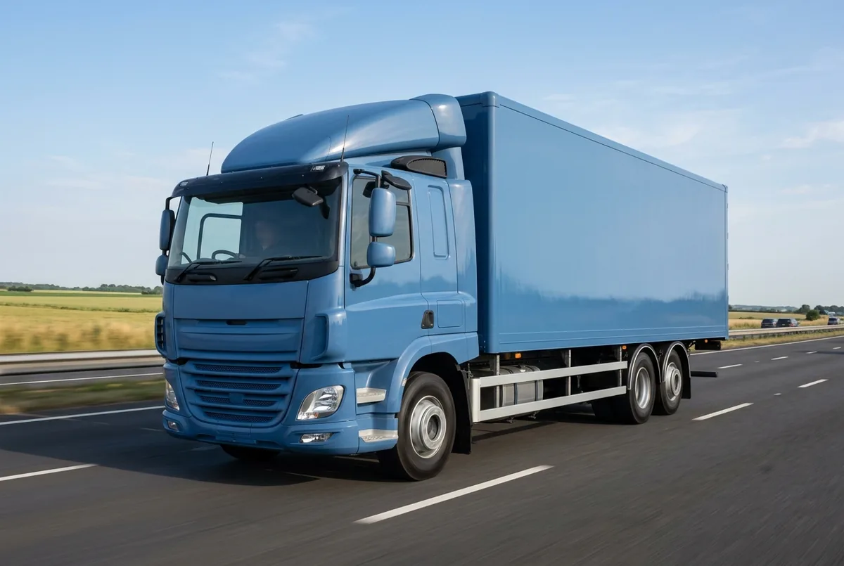 Generated illustration, not a photograph: DAF CF 410 FAR, a 6×2 rigid lorry