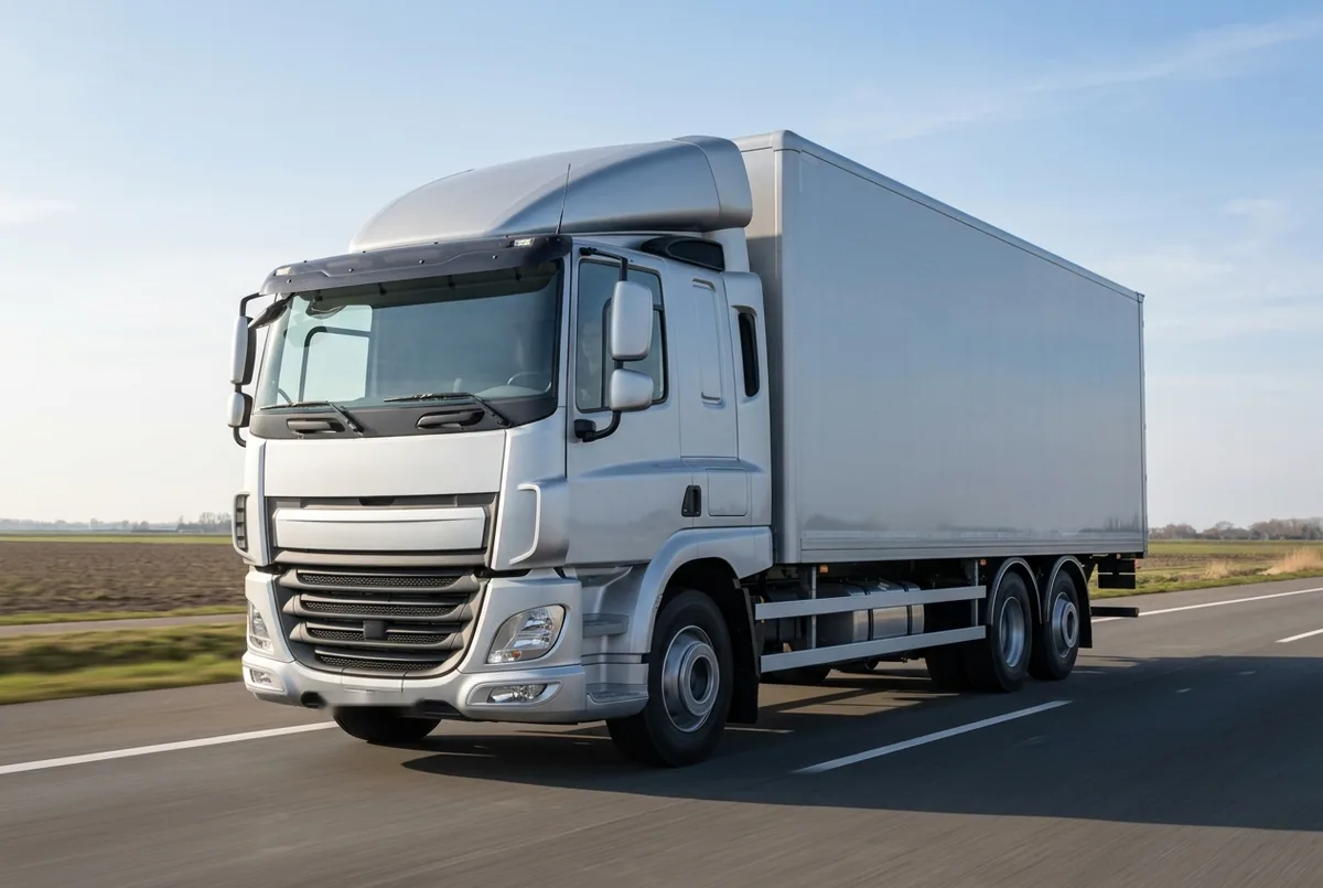 Generated illustration, not a photograph: DAF CF 410 FAS, 12.902 L (2014–2017), a 6×2 rigid lorry