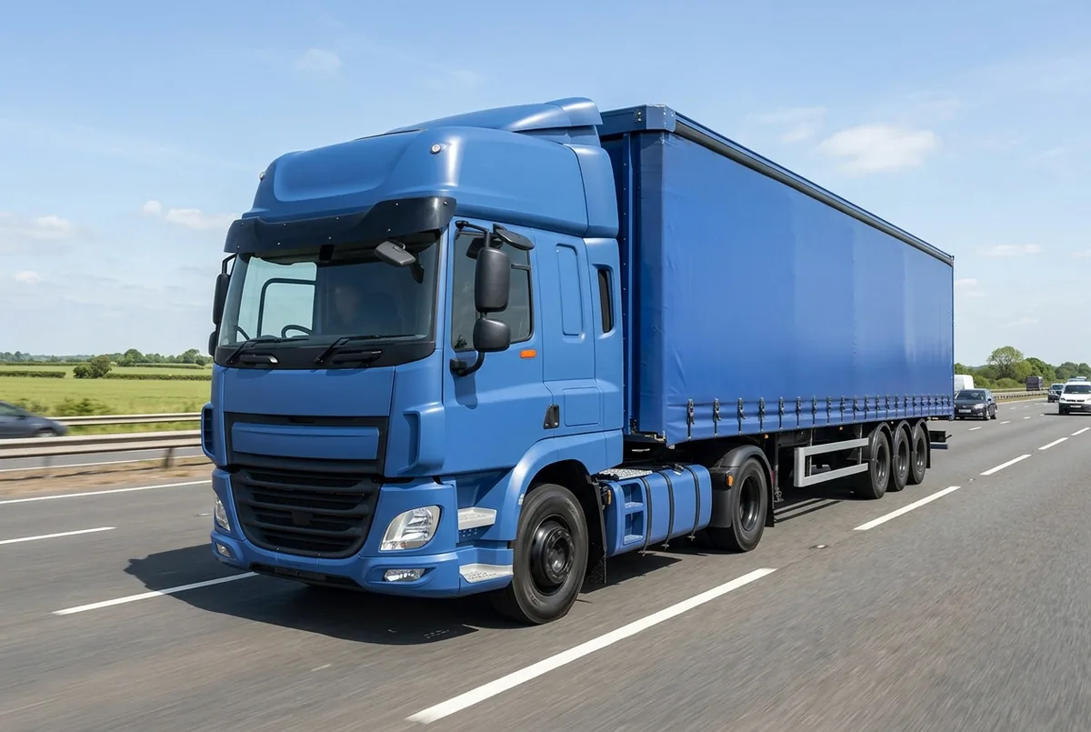 Generated illustration, not a photograph: DAF CF 410 FT, 10.8 L, tractor unit (2018–2022), a 4×2 tractor unit