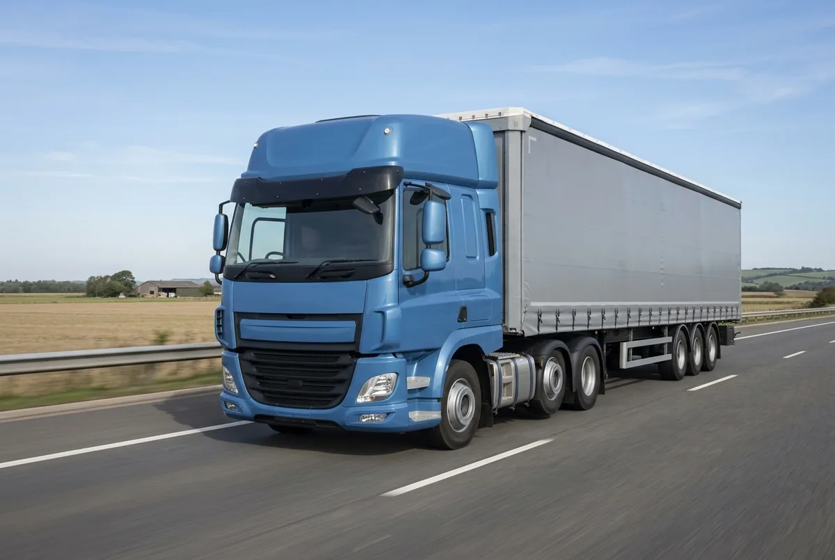 Generated illustration, not a photograph: DAF CF 410 FTP, 10.8 L (2017–2022), a 6×2 tractor unit