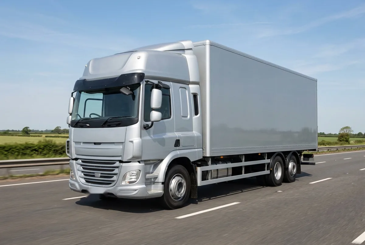 Generated illustration, not a photograph: DAF CF 430 FAR, a 6×2 rigid lorry