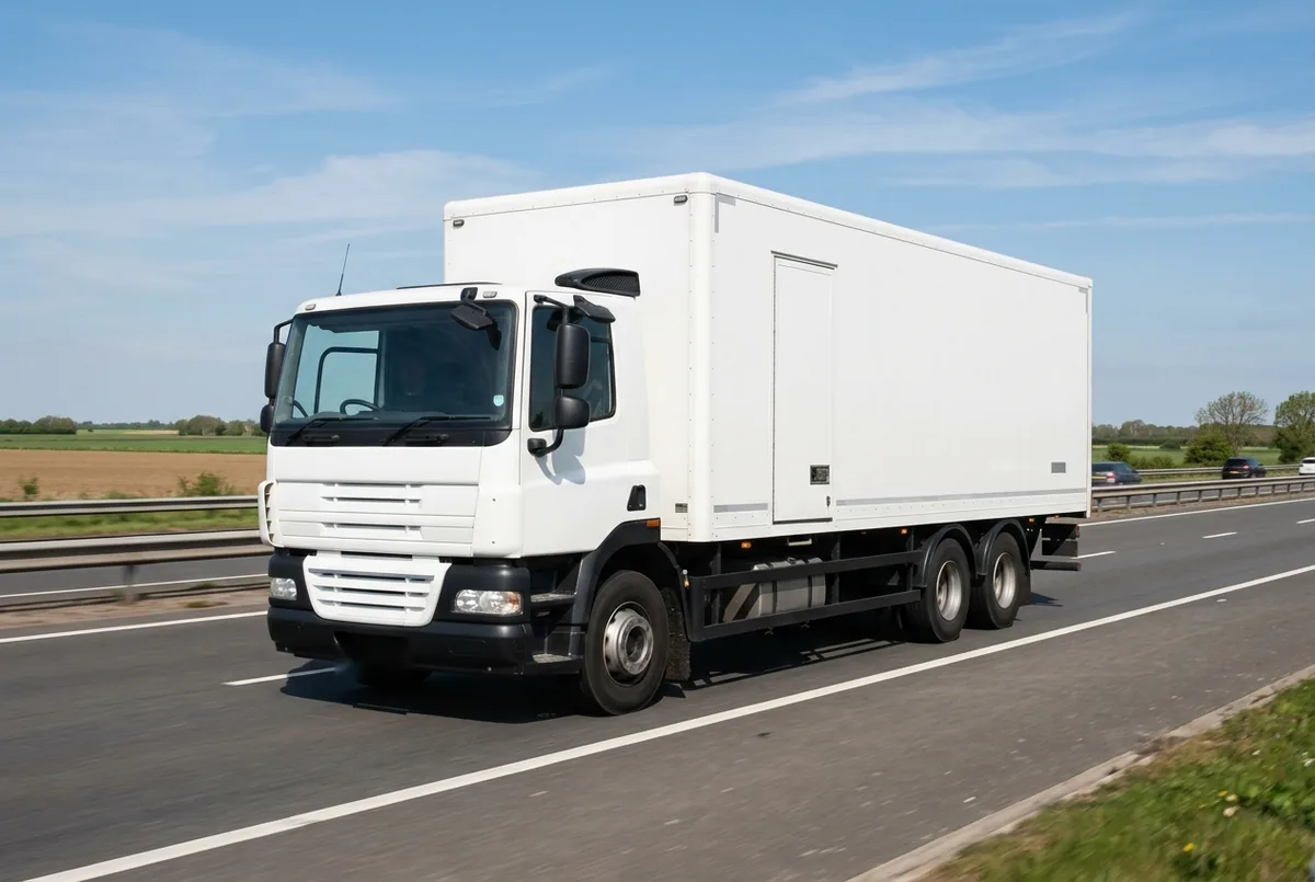 Generated illustration, not a photograph: DAF CF 430 FAT, a 6×4 rigid lorry