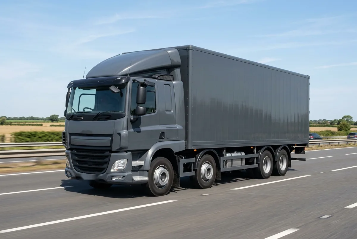 Generated illustration, not a photograph: DAF CF 450 FAD, a 8×4 rigid lorry