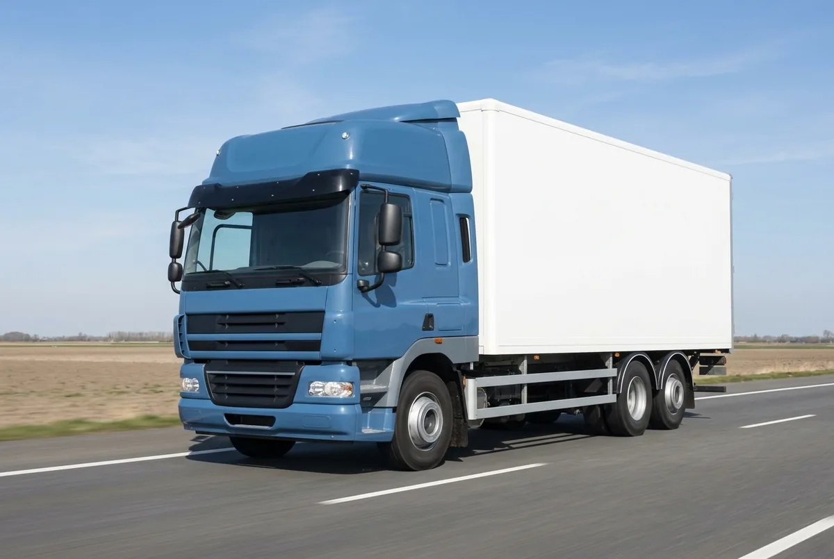 Generated illustration, not a photograph: DAF CF 450 FAT, a 6×4 rigid lorry