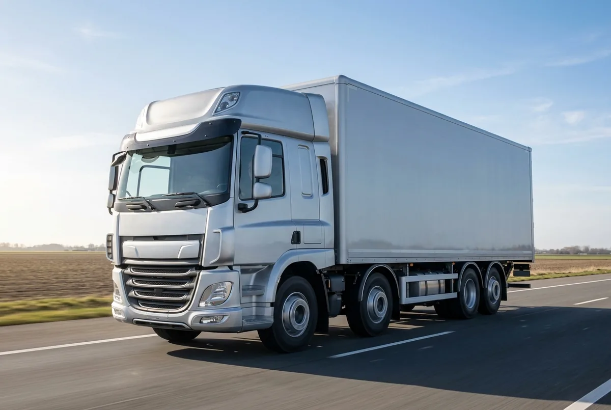 Generated illustration, not a photograph: DAF CF 460 FAQ, a 8×2 rigid lorry