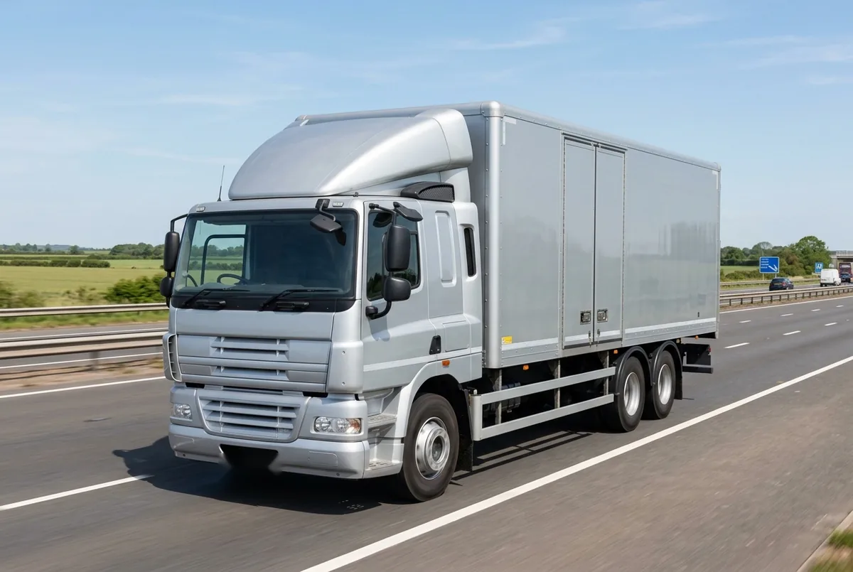 Generated illustration, not a photograph: DAF CF 480 FAT, a 6×4 rigid lorry