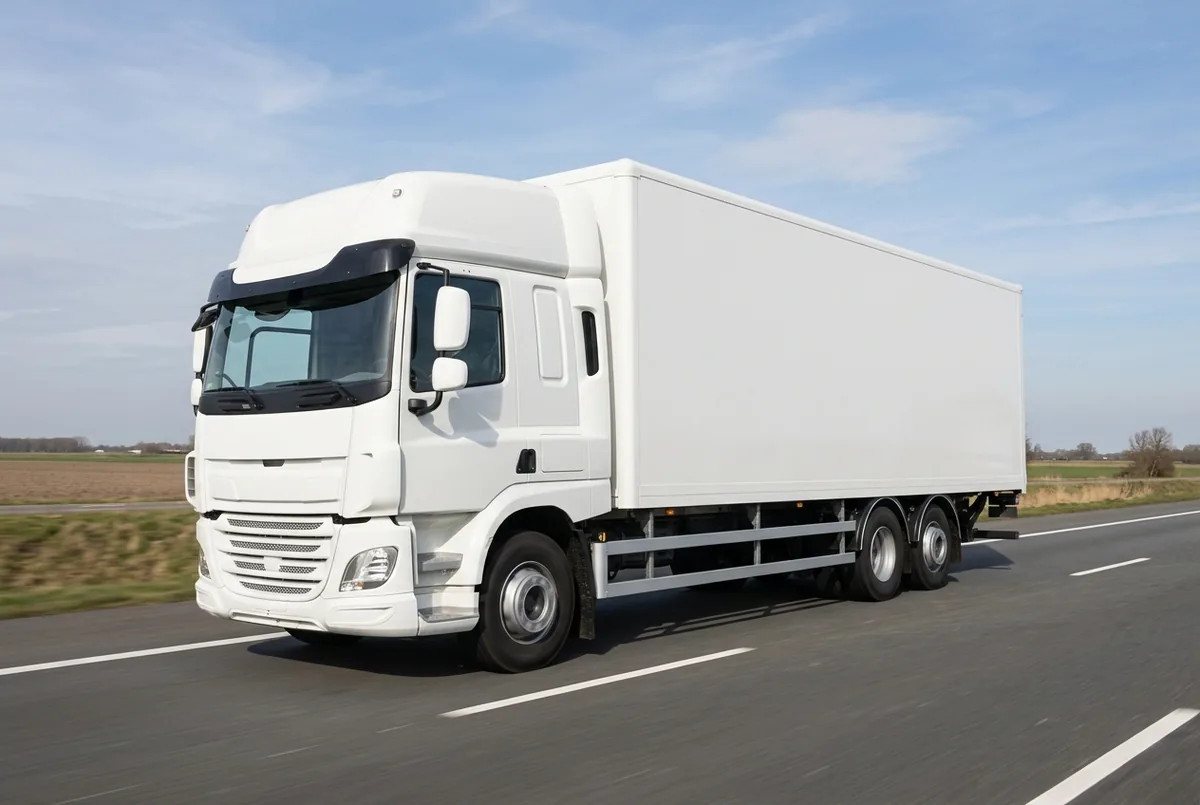 Generated illustration, not a photograph: DAF CF 530 FAN, a 6×2 rigid lorry