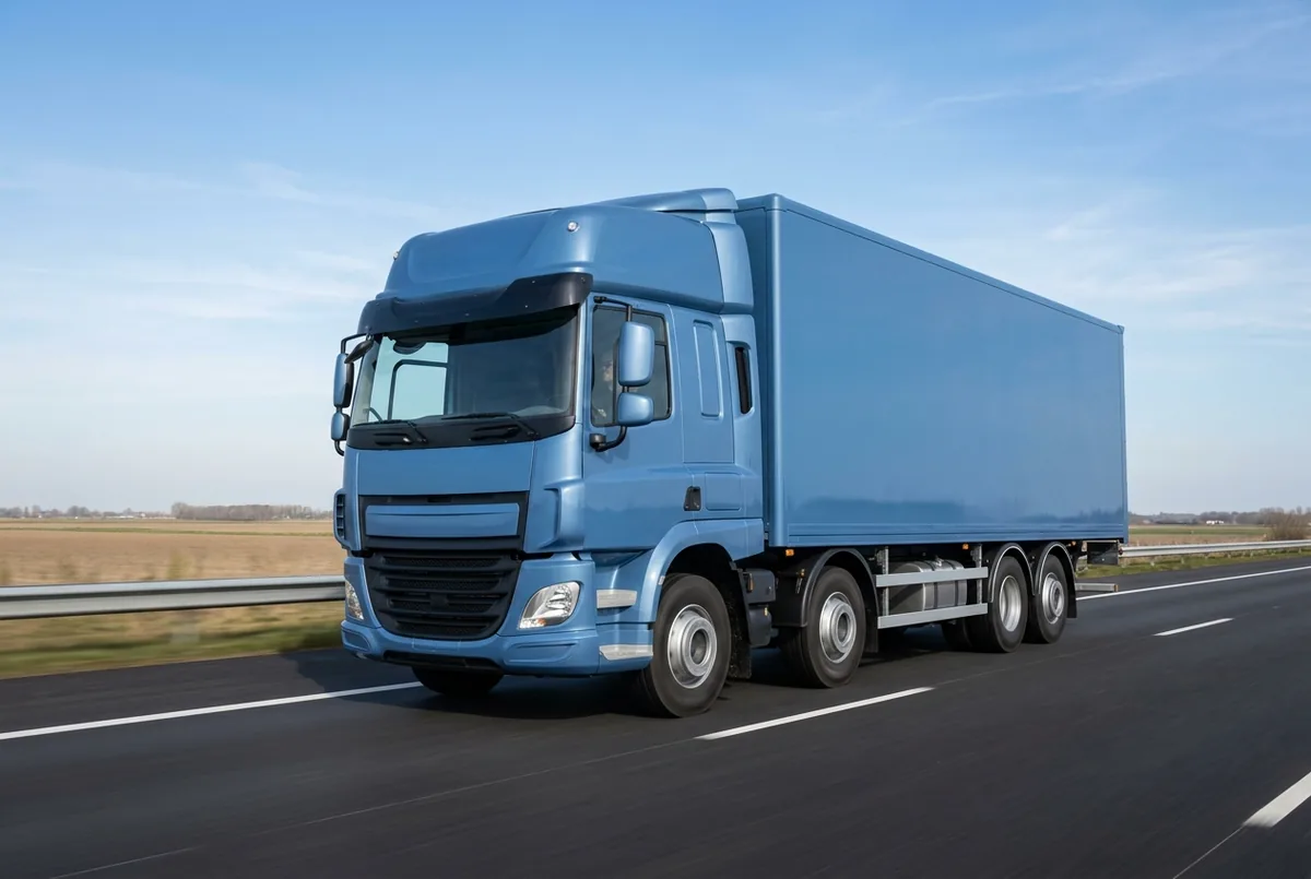 Generated illustration, not a photograph: DAF CF 530 FAQ, a 8×2 rigid lorry