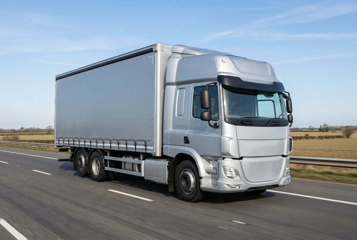 Generated illustration, not a photograph: DAF CF 530 FAS, a 6×2 rigid lorry