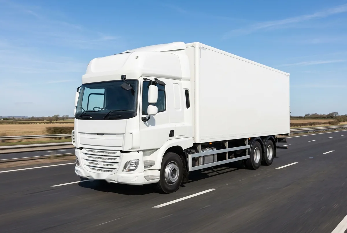 Generated illustration, not a photograph: DAF CF 530 FAT, a 6×4 rigid lorry