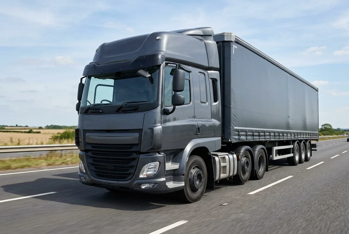 Generated illustration, not a photograph: DAF CF 530 FTP, tractor unit, a 6×2 tractor unit