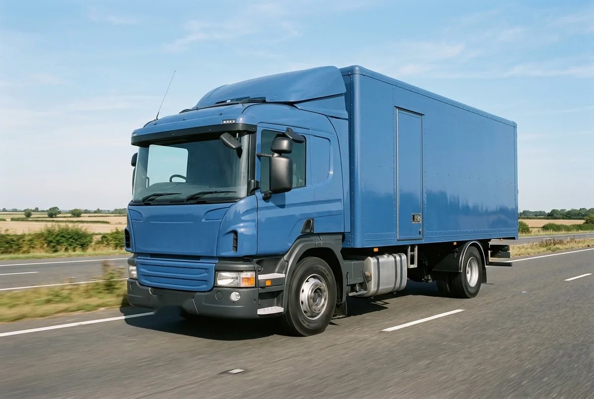 Generated illustration, not a photograph: Scania G 320 B4x2, a 4×2 rigid lorry