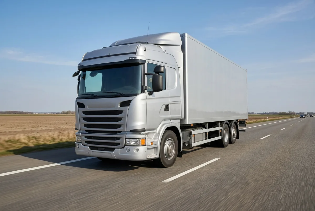 Generated illustration, not a photograph: Scania G 410 B6x4, a 6×4 rigid lorry