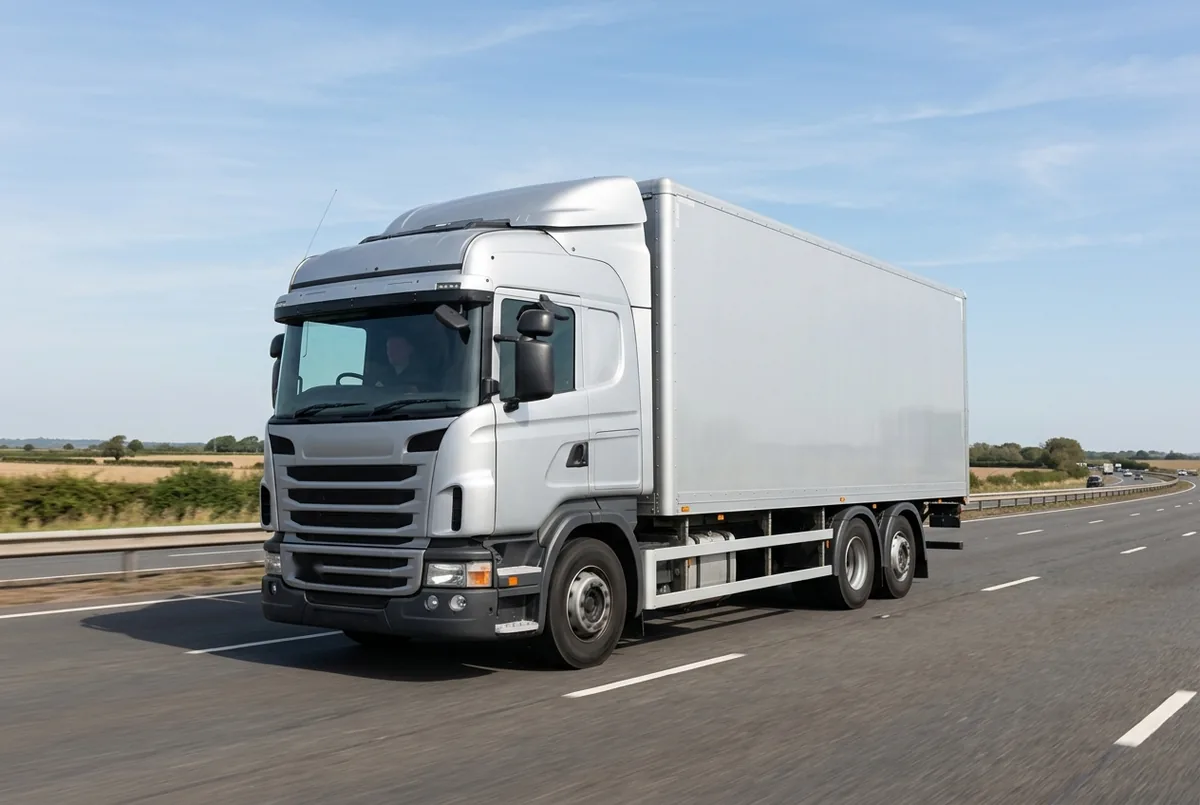 Generated illustration, not a photograph: Scania G 420 B6x4, a 6×4 rigid lorry