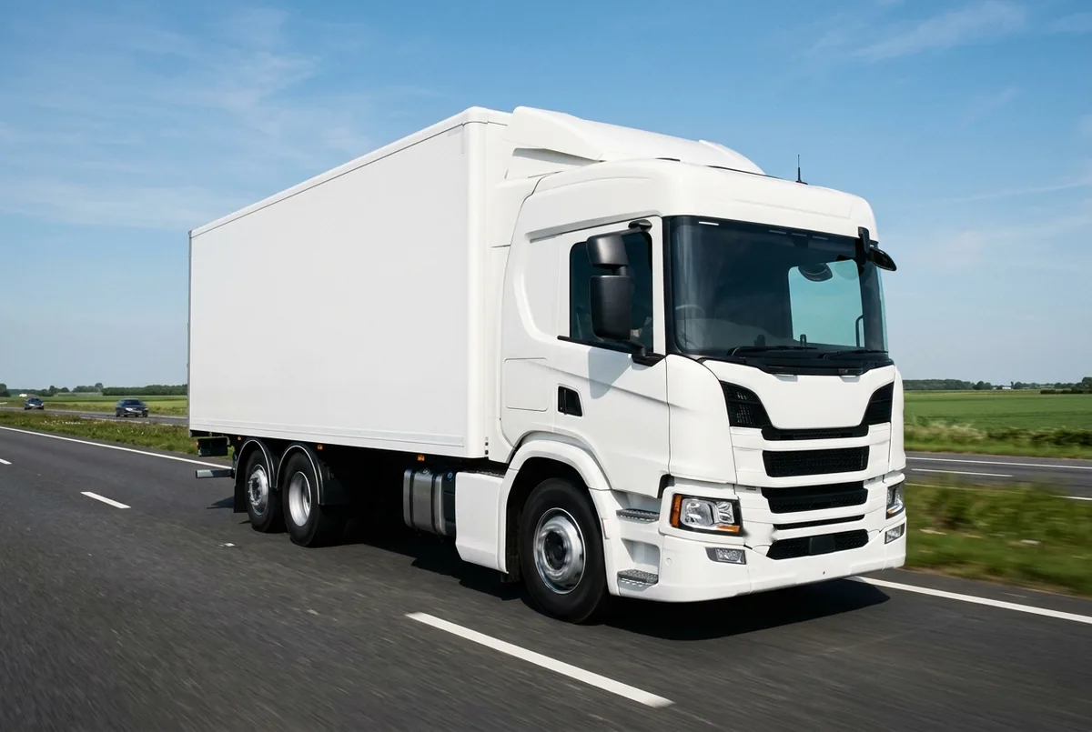 Generated illustration, not a photograph: Scania G 500 B6x4, a 6×4 rigid lorry