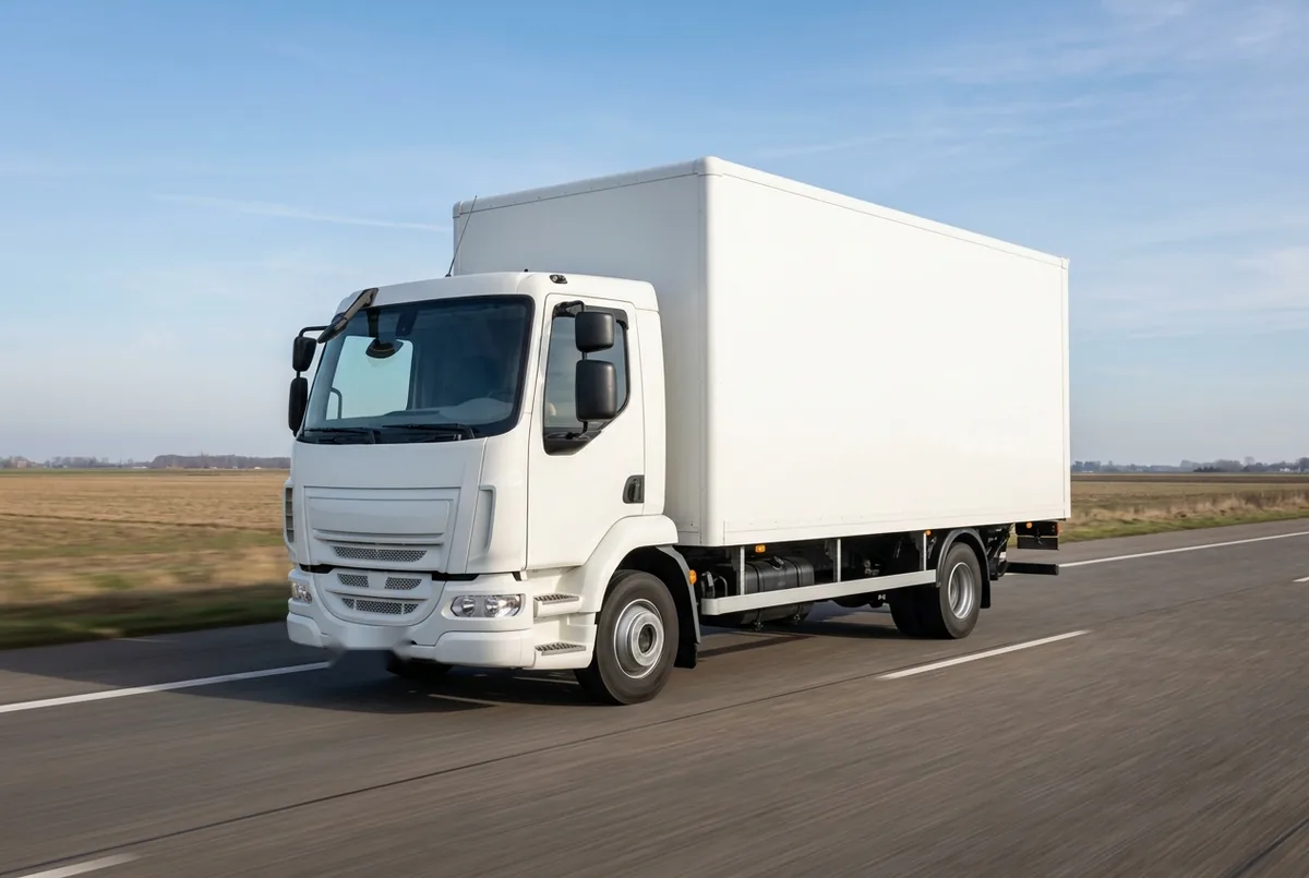Generated illustration, not a photograph: DAF LF 190 FA, a 4×2 rigid lorry