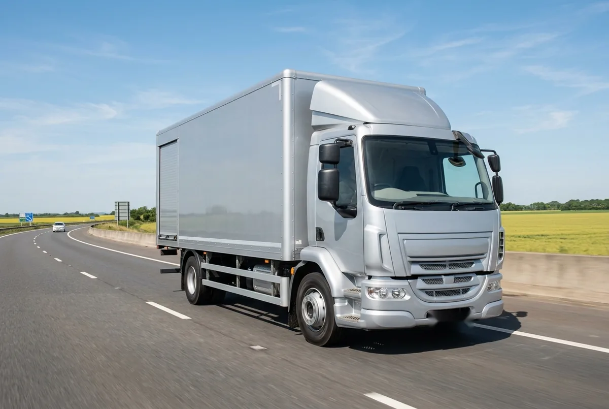 Generated illustration, not a photograph: DAF LF 250 FA, a 4×2 rigid lorry