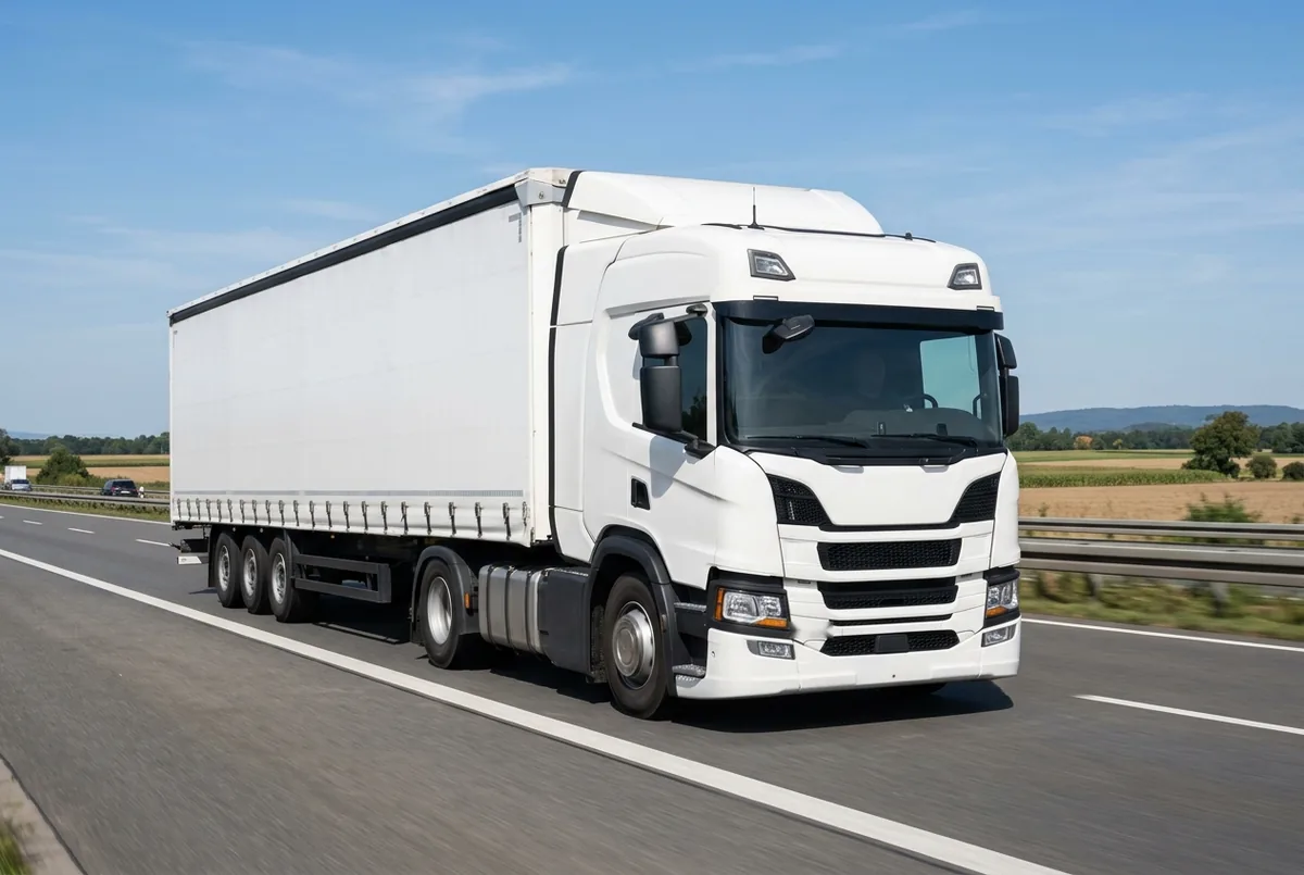 Generated illustration, not a photograph: Scania P 320 A4x2, a 4×2 tractor unit