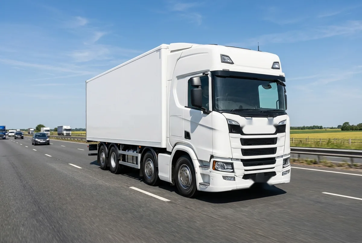 Generated illustration, not a photograph: Scania R 450 B8x4*4, a 8×4 rigid lorry