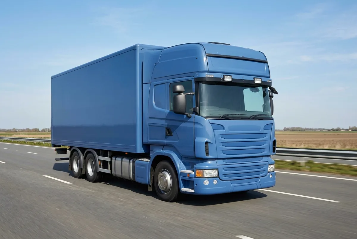 Generated illustration, not a photograph: Scania R 560 B6x4, a 6×4 rigid lorry
