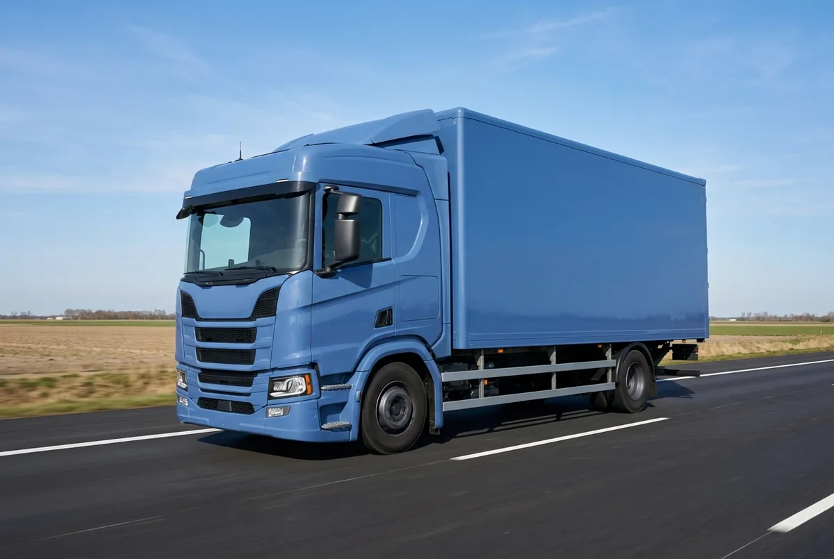 Generated illustration, not a photograph: Scania S 370 B4x2, a 4×2 rigid lorry