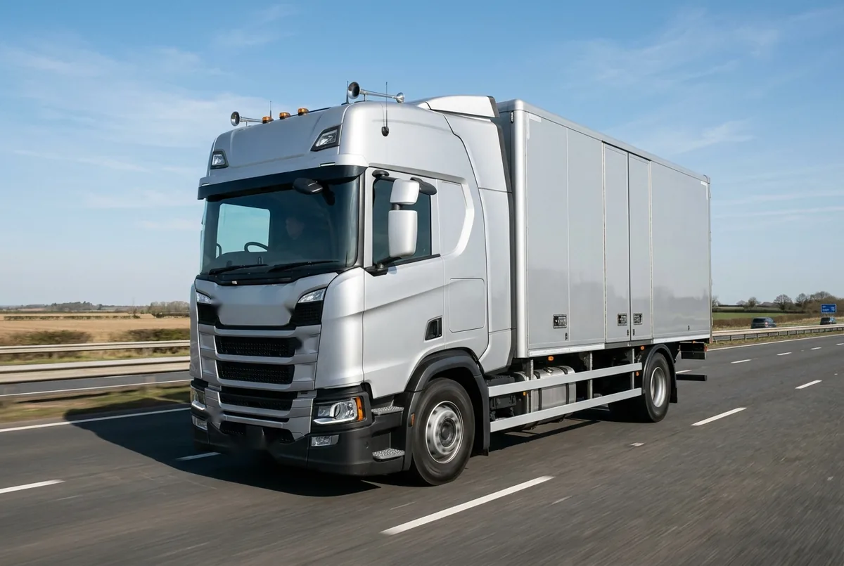 Generated illustration, not a photograph: Scania S 460 B4x2, a 4×2 rigid lorry