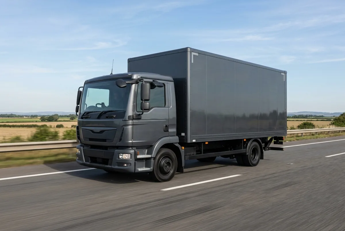 Generated illustration, not a photograph: MAN TGL 12.210 4x2, a 4×2 rigid lorry