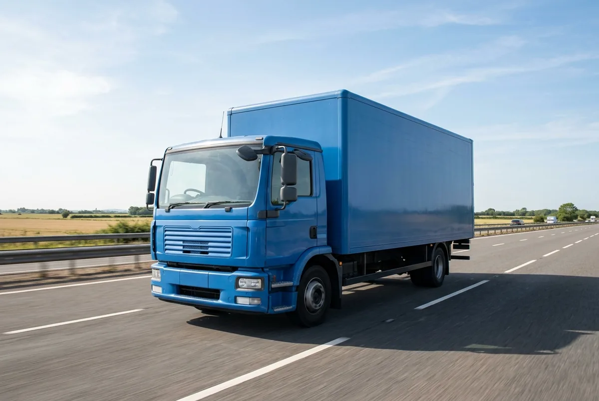 Generated illustration, not a photograph: MAN TGM 12.290 4x2, a 4×2 rigid lorry