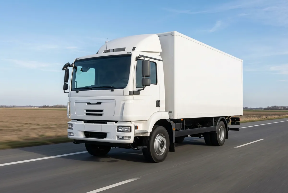 Generated illustration, not a photograph: MAN TGM 13.290 4x4, a 4×4 rigid lorry
