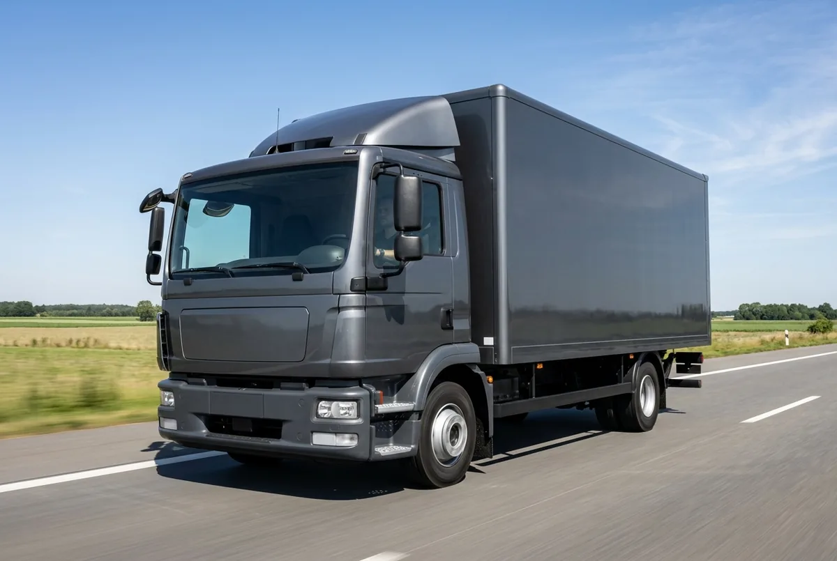 Generated illustration, not a photograph: MAN TGM 18.340 4x2, a 4×2 rigid lorry