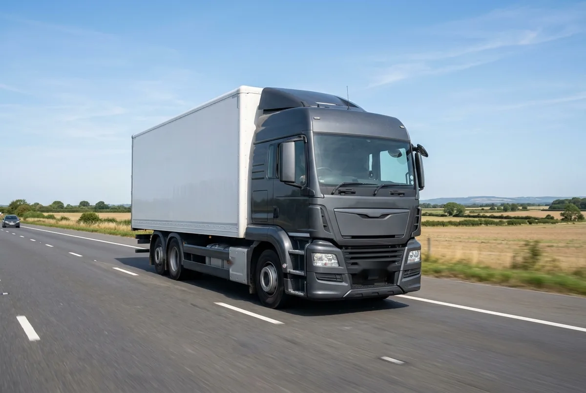 Generated illustration, not a photograph: MAN TGS 23.470 6x2/2, a 6×2 rigid lorry