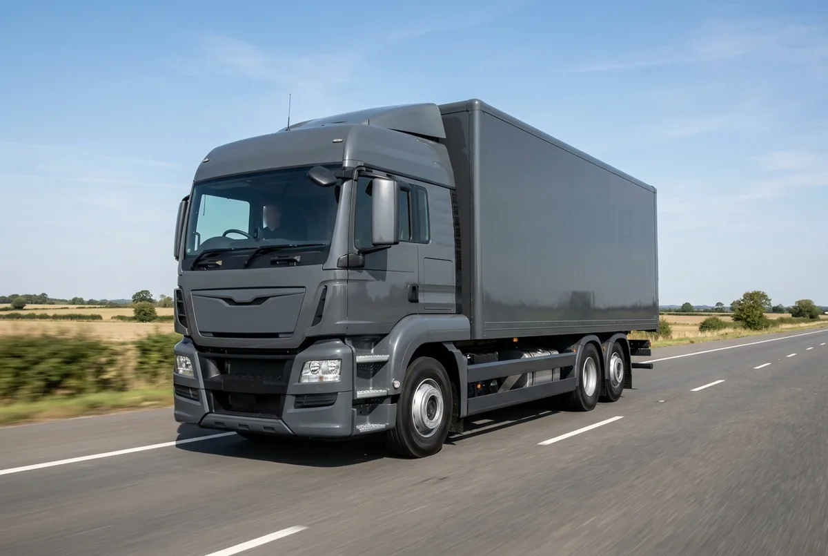 Generated illustration, not a photograph: MAN TGS 24.470 6x2/2, a 6×2 rigid lorry